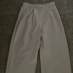 Abercrombie Sloane tailored pant - color light taupe, size 27